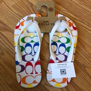 COACH ZAK FLIP FLOPS